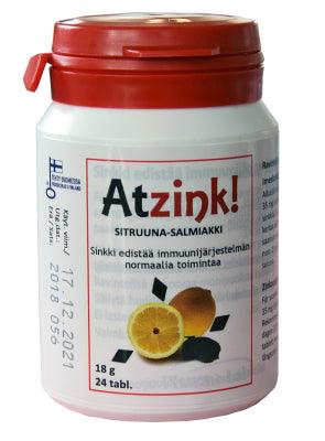 Atzink Sitruuna-Salmiakki - Apteekki 360 Helsinki - Verkkoapteekki