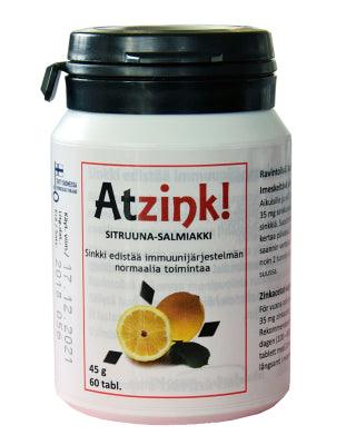 Atzink Sitruuna-Salmiakki - Apteekki 360 Helsinki - Verkkoapteekki