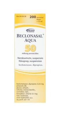 Beclonasal Aqua 0,05 Mg/Annos Nenäsumute, Susp - Apteekki 360 Helsinki - Verkkoapteekki