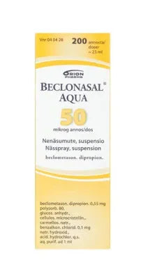 Beclonasal Aqua 0,05 Mg/Annos Nenäsumute, Susp - Apteekki 360 Helsinki - Verkkoapteekki