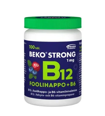 Beko Strong B12+Fooli+B6 - Apteekki 360 Helsinki - Verkkoapteekki