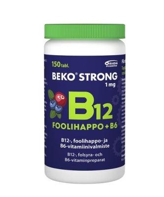 Beko Strong B12+Foolihappo+B6 - Apteekki 360 Helsinki - Verkkoapteekki