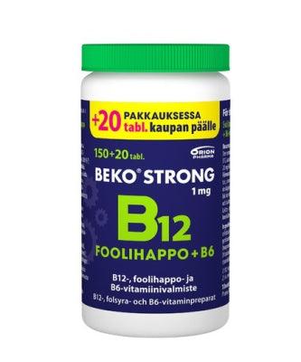 Beko Strong B12+Foolihappo+B6 - Apteekki 360 Helsinki - Verkkoapteekki