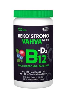 Beko Strong B12 Vahva 1,5 Mg - Apteekki 360 Helsinki - Verkkoapteekki