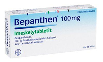 Bepanthen 100 Mg Imeskelytabl - Apteekki 360 Helsinki - Verkkoapteekki