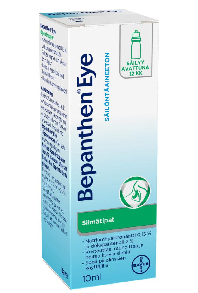 Bepanthen Eye Silmätipat, Pullo 10 ml - Apteekki 360 Helsinki - Verkkoapteekki