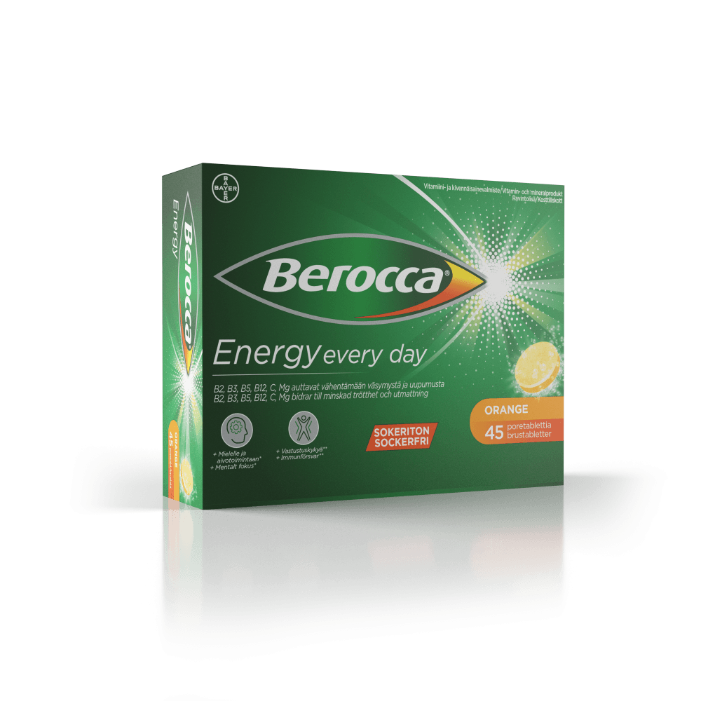 Berocca Energy Orange - Apteekki 360 Helsinki - Verkkoapteekki