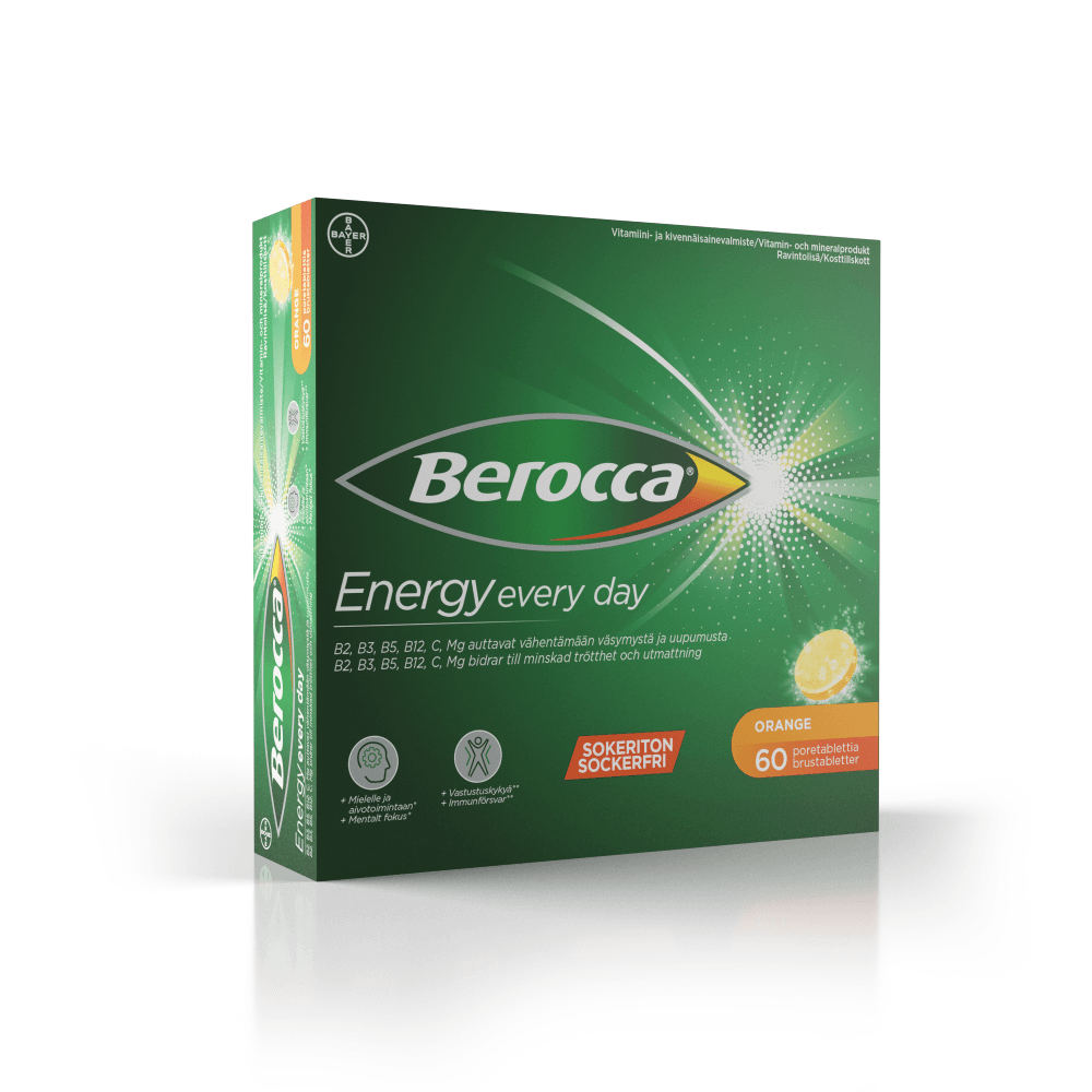 Berocca Energy Orange - Apteekki 360 Helsinki - Verkkoapteekki