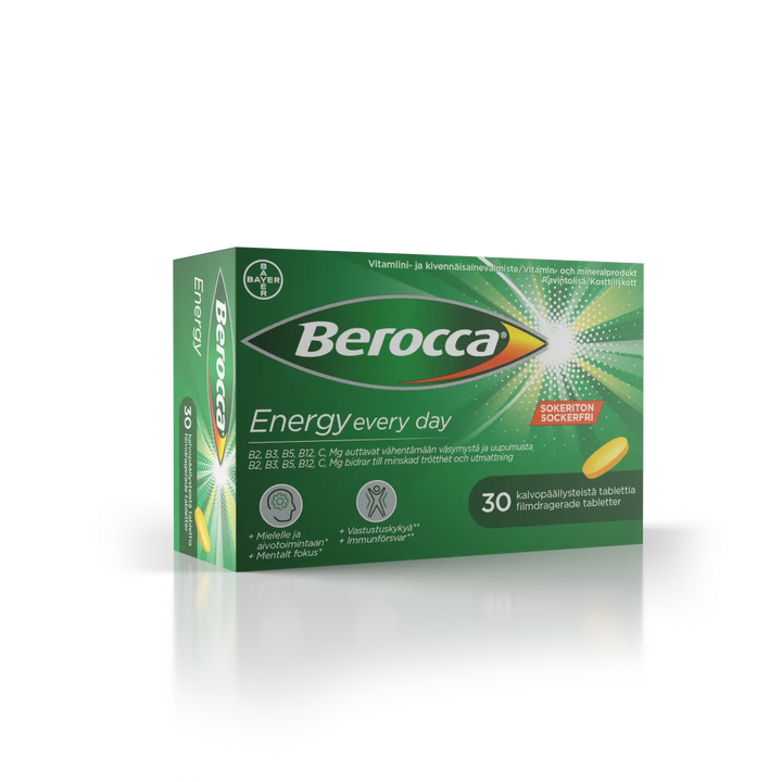 Berocca Energy Tabletti - Apteekki 360 Helsinki - Verkkoapteekki