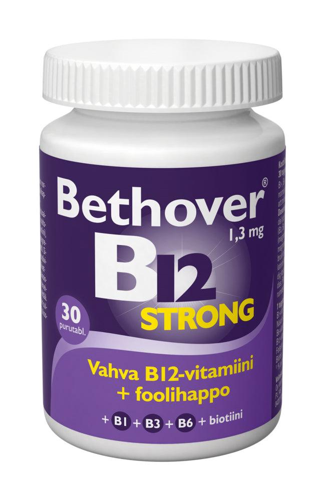 Bethover Strong B12 Mansikka - Apteekki 360 Helsinki - Verkkoapteekki