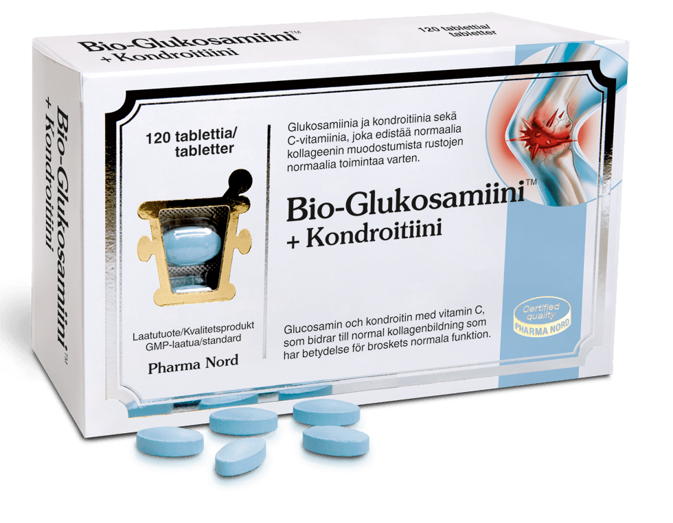 Bio-Glukosamiini + Kondroitiini - Apteekki 360 Helsinki - Verkkoapteekki