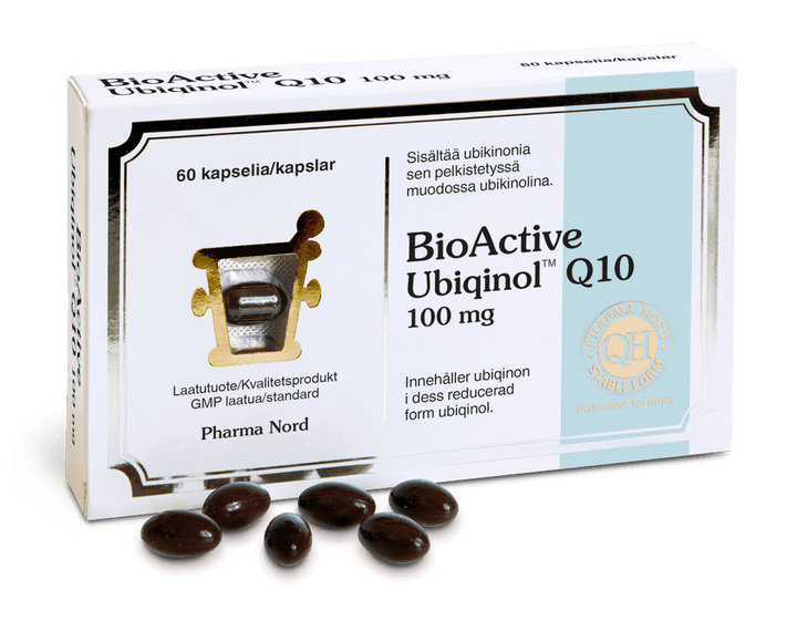 Bioactive Ubiqinol Q10 100 Mg - Apteekki 360 Helsinki - Verkkoapteekki