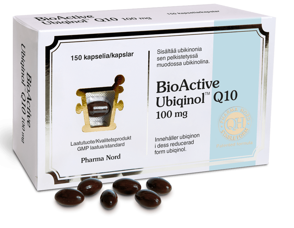 Bioactive Ubiqinol Q10 100 Mg - Apteekki 360 Helsinki - Verkkoapteekki