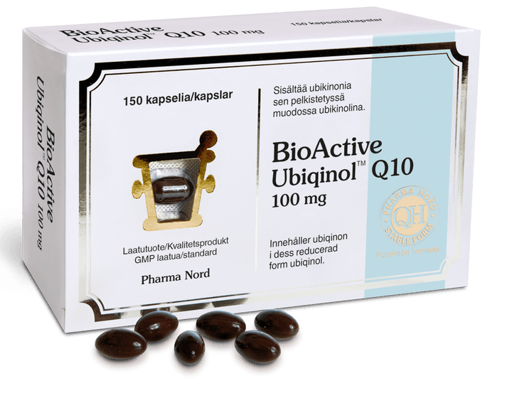 Bioactive Ubiqinol Q10 100 Mg - Apteekki 360 Helsinki - Verkkoapteekki