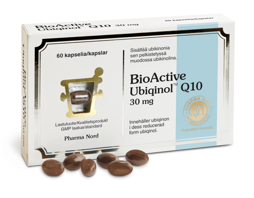 Bioactive Ubiqinol Q10 30 Mg - Apteekki 360 Helsinki - Verkkoapteekki
