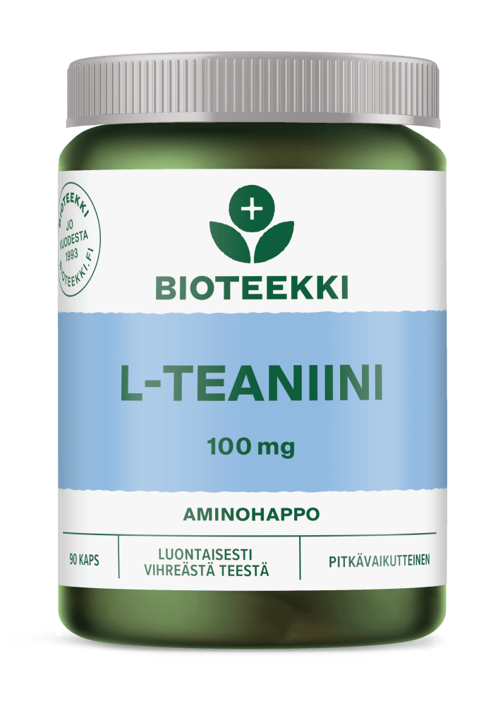 Bioteekki L-Teaniini - Apteekki 360 Helsinki - Verkkoapteekki