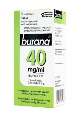 Burana-Oraalisuspensio 40 Mg/Ml - Apteekki 360 Helsinki - Verkkoapteekki