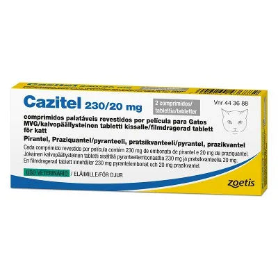 Cazitel 20 Mg/230 Mg Vet Tabl, Kalvopääll Kissalle - Apteekki 360 Helsinki - Verkkoapteekki