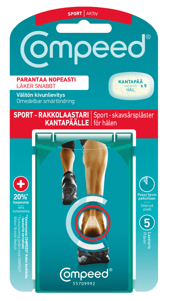 Compeed Sport Kantapäille Rakkolaastari - Apteekki 360 Helsinki - Verkkoapteekki