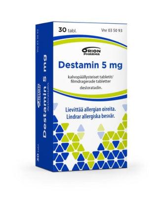 Destamin 5 Mg Tabl, Kalvopääll - Apteekki 360 Helsinki - Verkkoapteekki