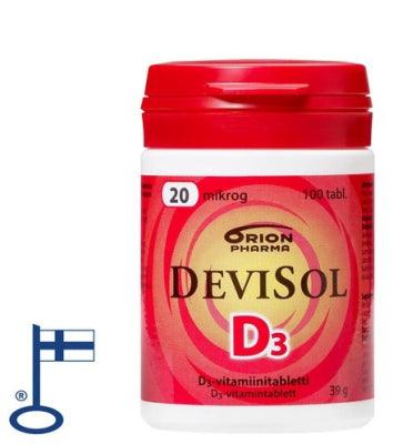 DeviSol 20 mcg - D-vitamiini - Apteekki 360 Helsinki - Verkkoapteekki