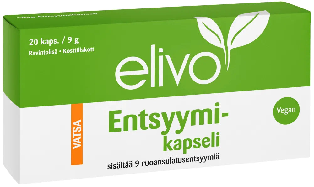 Elivo Entsyymikapseli - Apteekki 360 Helsinki - Verkkoapteekki