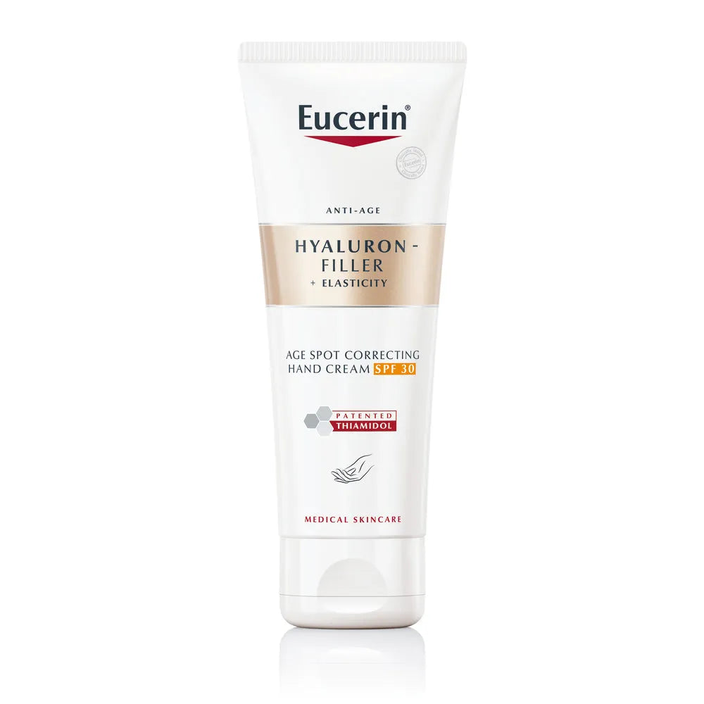 Eucerin Hyaluron-Filler+Elasticity Anti-Pigment & Anti-Age Käsivoide SPF 30 - Apteekki 360 Helsinki - Verkkoapteekki