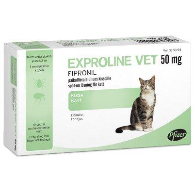 Exproline Vet 50 Mg Paikallisvaleluliuos Kissoille - Apteekki 360 Helsinki - Verkkoapteekki