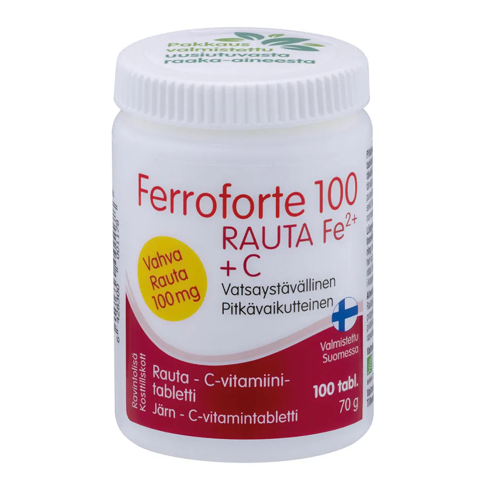 Ferroforte 100 - Apteekki 360 Helsinki - Verkkoapteekki
