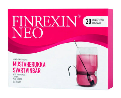 Finrexin Neo 30 Mg/300 Mg/350 Mg Jauhe Mustaherukka - Apteekki 360 Helsinki - Verkkoapteekki