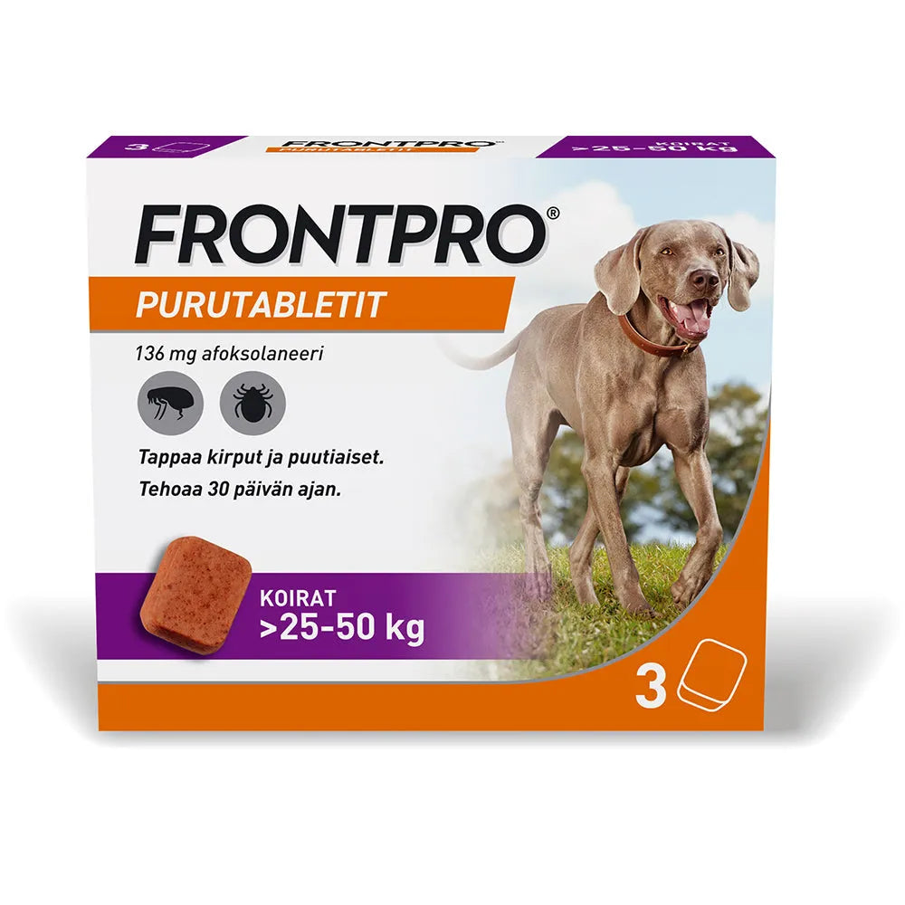 Frontpro 136 Mg Vet Purutabl - Apteekki 360 Helsinki - Verkkoapteekki