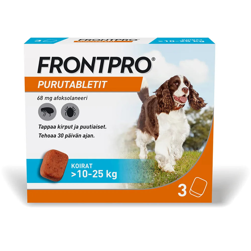 Frontpro 68 Mg Vet Purutabl - Apteekki 360 Helsinki - Verkkoapteekki