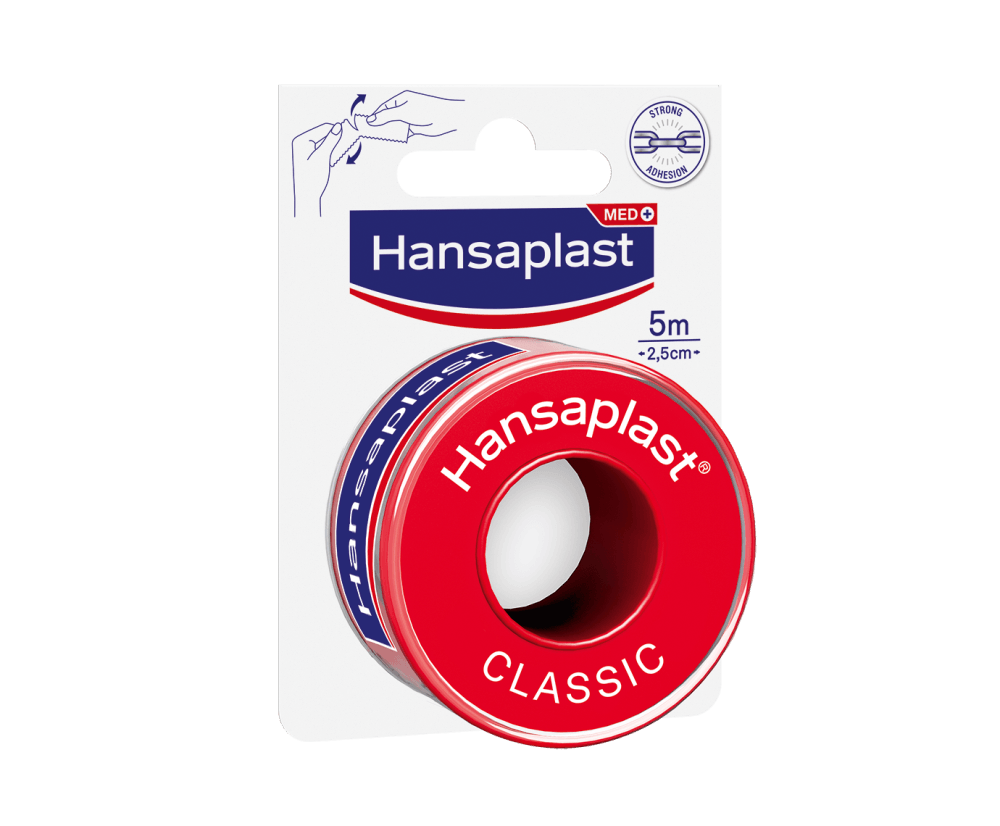 Hansaplast Classic Kiinn.Teippi 5Mx2,5Cm Me10 - Apteekki 360 Helsinki - Verkkoapteekki