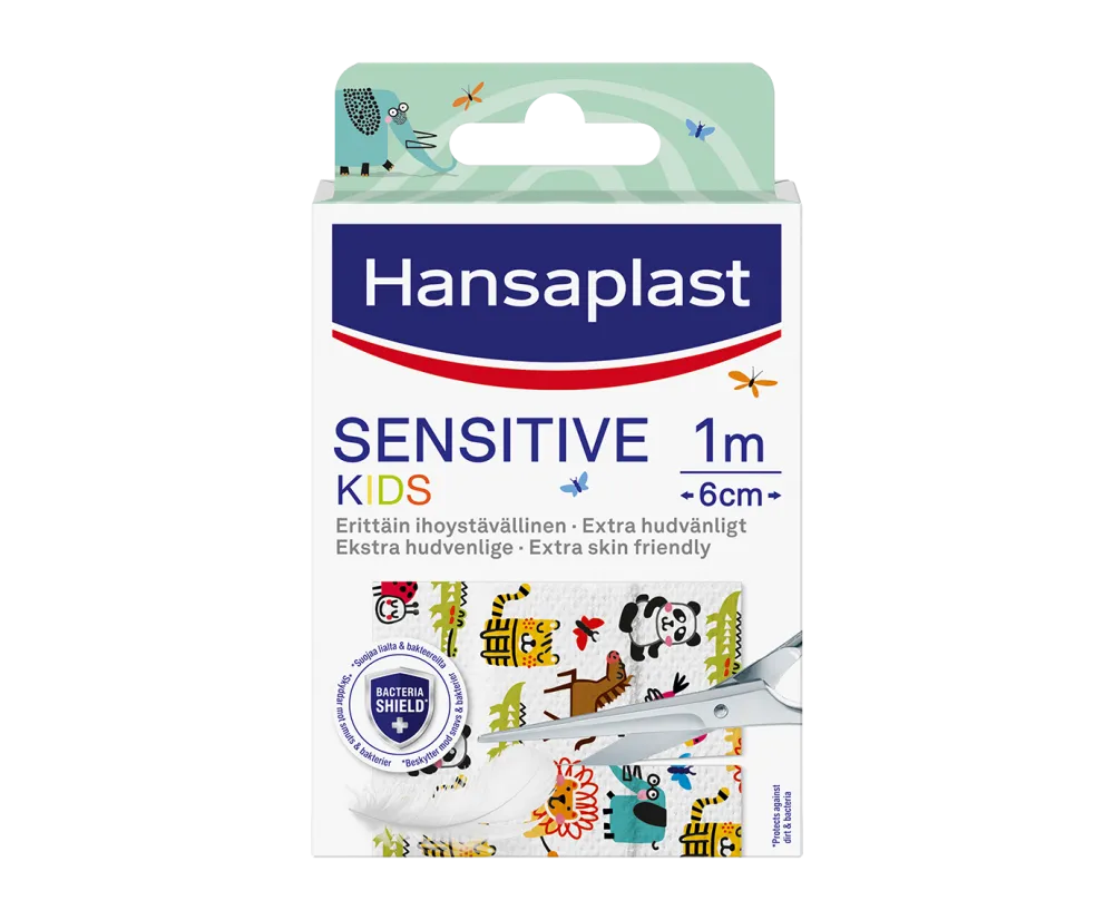 Hansaplast Kids Sensitive Animal 1Mx6Cm - Apteekki 360 Helsinki - Verkkoapteekki