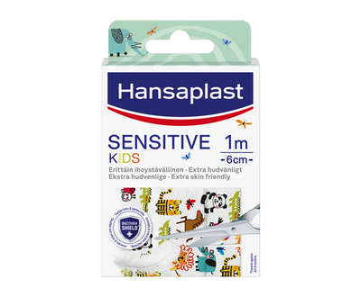 Hansaplast Kids Sensitive Animal 1Mx6Cm - Apteekki 360 Helsinki - Verkkoapteekki