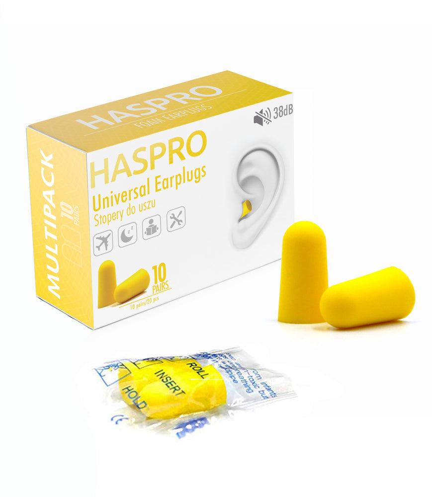 Haspro Universal Korvatulpat Keltainen - Apteekki 360 Helsinki - Verkkoapteekki