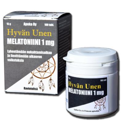 Hyvän Unen Melatoniini 1 Mg - Apteekki 360 Helsinki - Verkkoapteekki