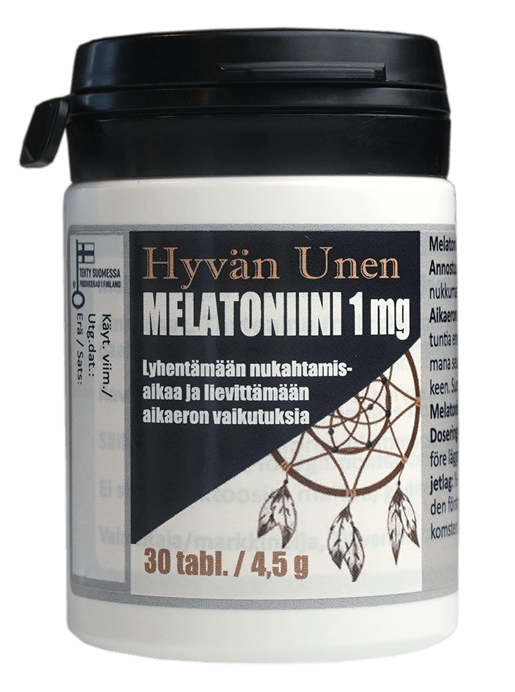Hyvän Unen Melatoniini 1 Mg - Apteekki 360 Helsinki - Verkkoapteekki