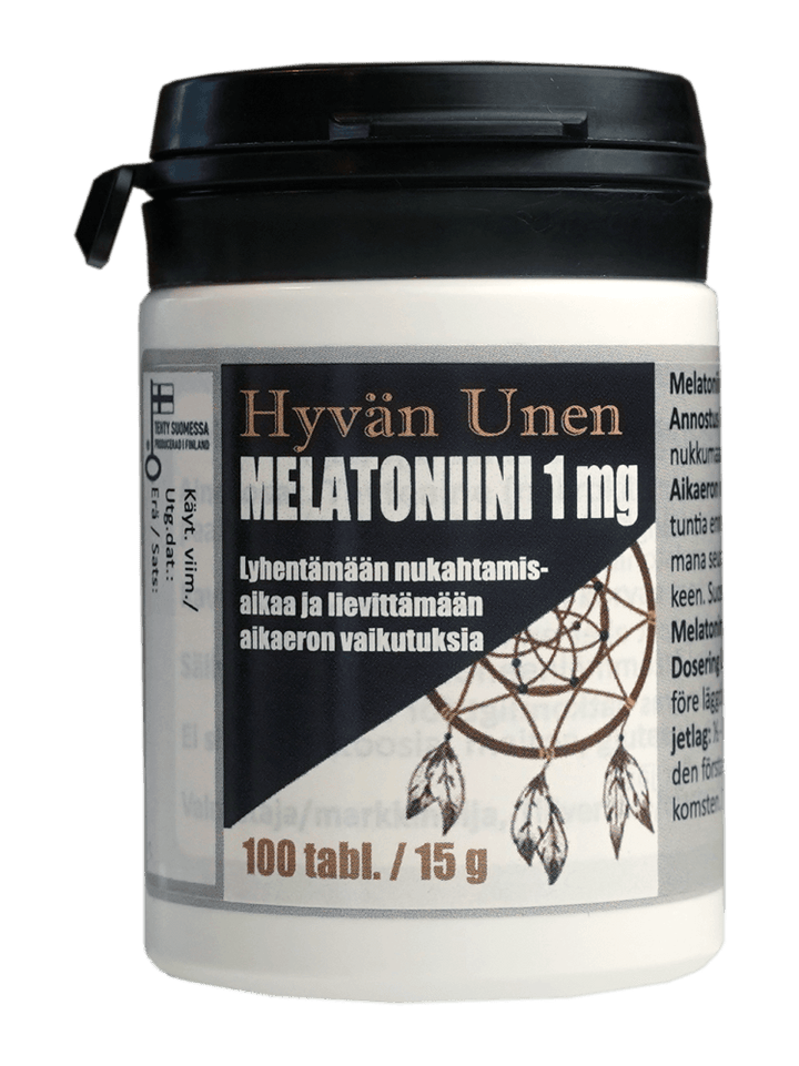 Hyvän Unen Melatoniini 1 Mg - Apteekki 360 Helsinki - Verkkoapteekki