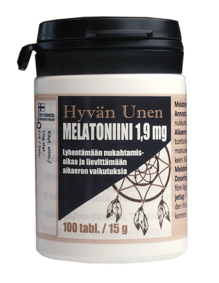 Hyvän Unen Melatoniini 1,9 Mg - Apteekki 360 Helsinki - Verkkoapteekki
