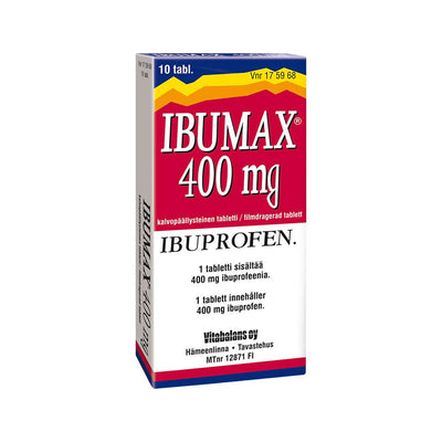 Ibumax 400 Mg Tabl, Kalvopääll - Apteekki 360 Helsinki - Verkkoapteekki