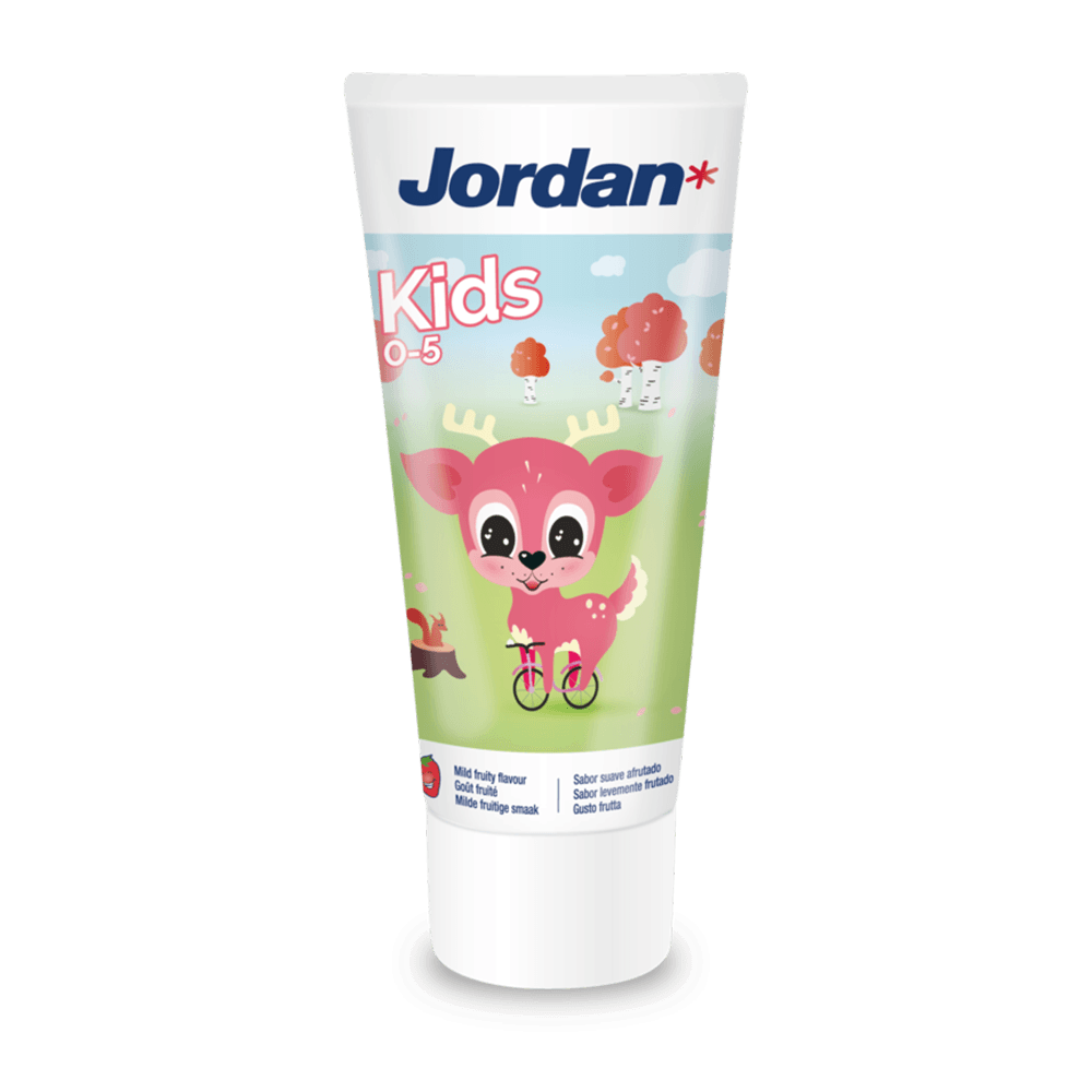 Jordan Kids 0-5-Vuotta Mild Strawberry Hammastahna - Apteekki 360 Helsinki - Verkkoapteekki
