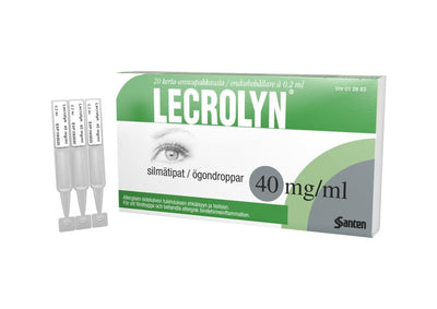 Lecrolyn 40 Mg/Ml Silmätipat, Liuos, Kerta-Annospakkaus - Apteekki 360 Helsinki - Verkkoapteekki