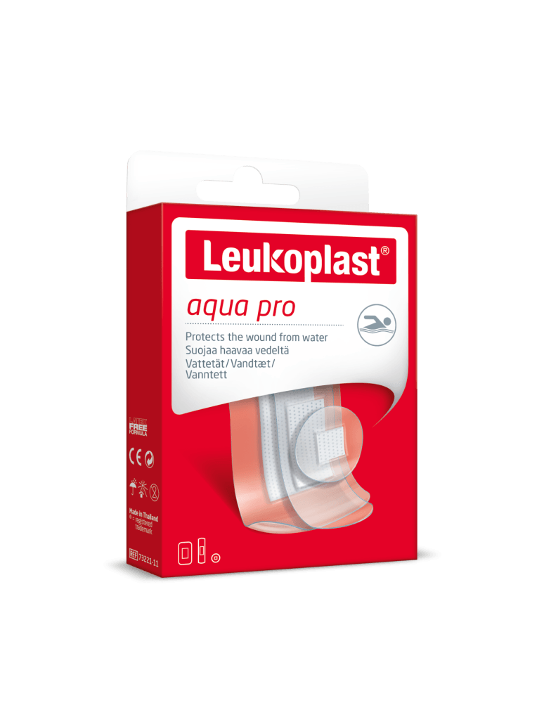 Leukoplast Aqua Pro Laastarivalikoima 38X63 Mm 6Kpl, 19X72 Mm 8Kpl, 24 Mm 6 Kpl - Apteekki 360 Helsinki - Verkkoapteekki