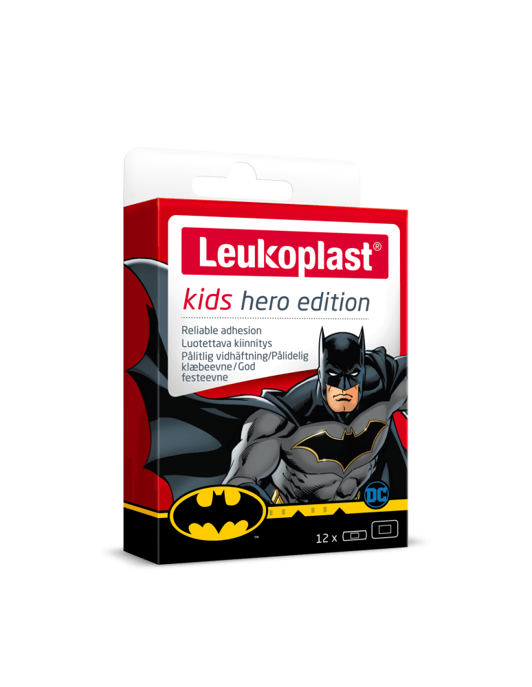 Leukoplast Kids Hero Edition Batman 38X63Mm 4 19X56Mm 8 - Apteekki 360 Helsinki - Verkkoapteekki