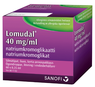 Lomudal 40 Mg/Ml Silmätipat, Liuos, Kerta-Annospakkaus - Apteekki 360 Helsinki - Verkkoapteekki