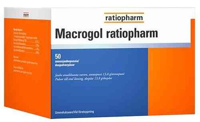 Macrogol Ratiopharm 20 kpl & 50 kpl - Apteekki 360 Helsinki - Verkkoapteekki