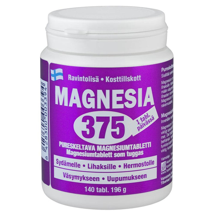 Magnesia 375 - Apteekki 360 Helsinki - Verkkoapteekki