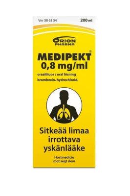 Medipekt 0,8 Mg/Ml Oraaliliuos - Apteekki 360 Helsinki - Verkkoapteekki