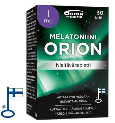 Melatoniini Orion 1 Mg, Nieltävä - Apteekki 360 Helsinki - Verkkoapteekki